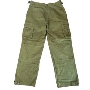 Luxe Khaki Cargo Pants
